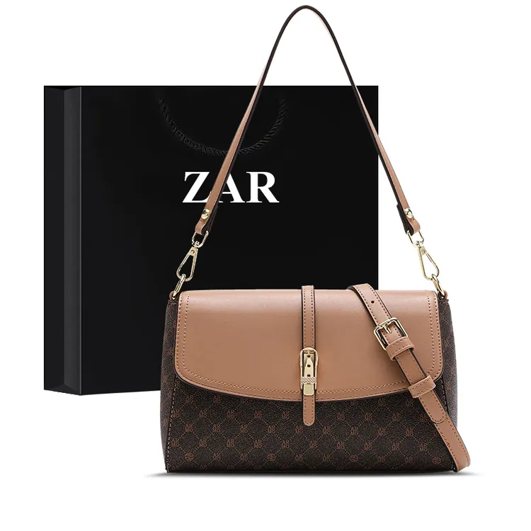 ZAR&RUILR/查瑞娜女士妈妈包斜挎包通勤大包高级感时尚单肩手提包