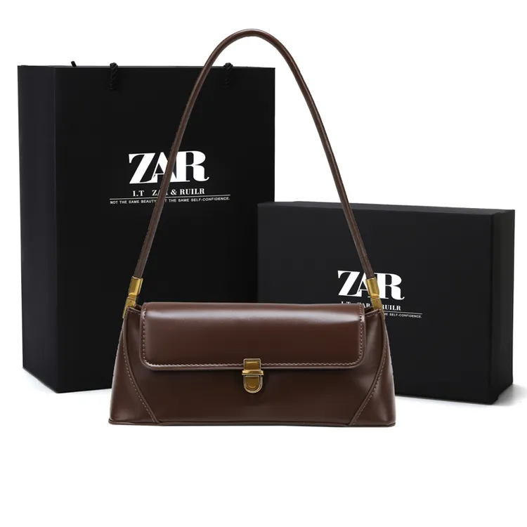 ZAR&RUILR/查瑞娜高级小众法式质感腋下包女简约百搭单肩法棍包潮