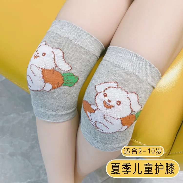 夏季儿童防摔护膝护肘薄款卡通男童女童宝宝小孩夏天运动保护膝盖