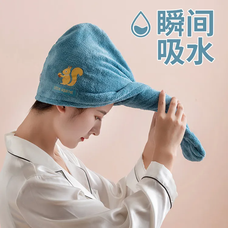 干发帽超强吸水速干女2022新款加厚浴帽巾洗头擦头发包头毛巾帽子