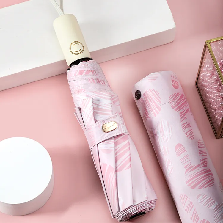 防爆冲全自动太阳伞防紫外线防晒伞女晴雨两用遮阳伞学生折叠雨伞