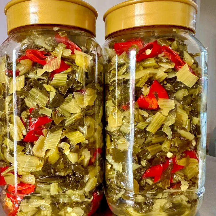 酸辣白菜 腌菜心 潜山口味下饭菜传统手法腌制腌制600g/瓶