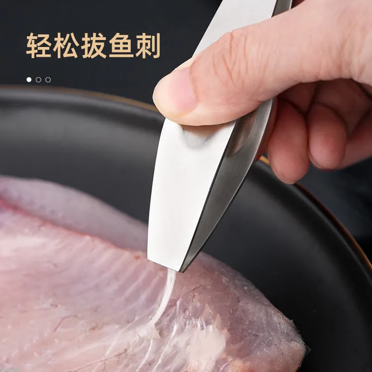 猪毛夹304不锈钢拔毛神器钳子多功能厨房家用鸡鸭毛镊子拔毛夹子