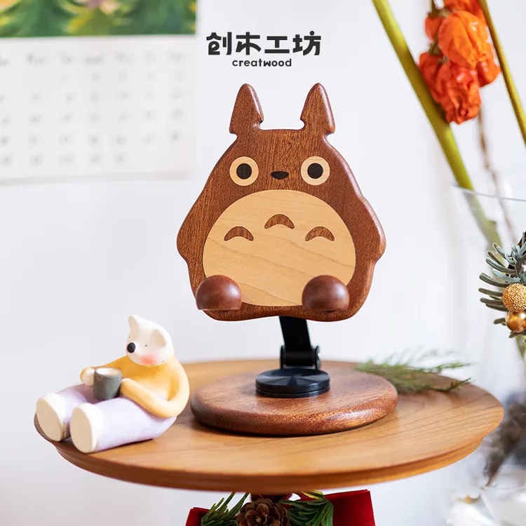 萌宠手机支架/可爱实用可升降手机支架桌面摆件教师节礼物