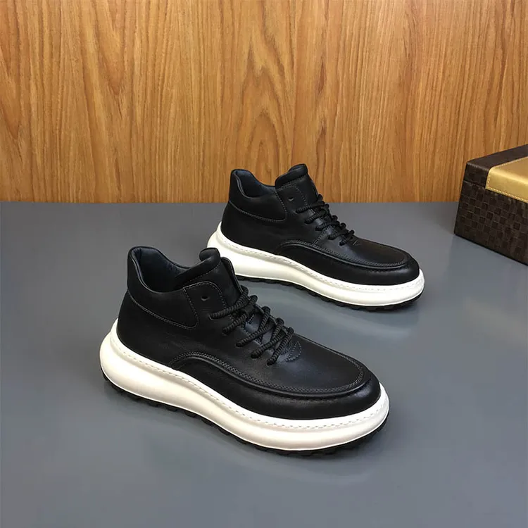 马丁靴男2025新款英伦复古高端休闲短靴轻便男士真皮厚底中邦潮鞋