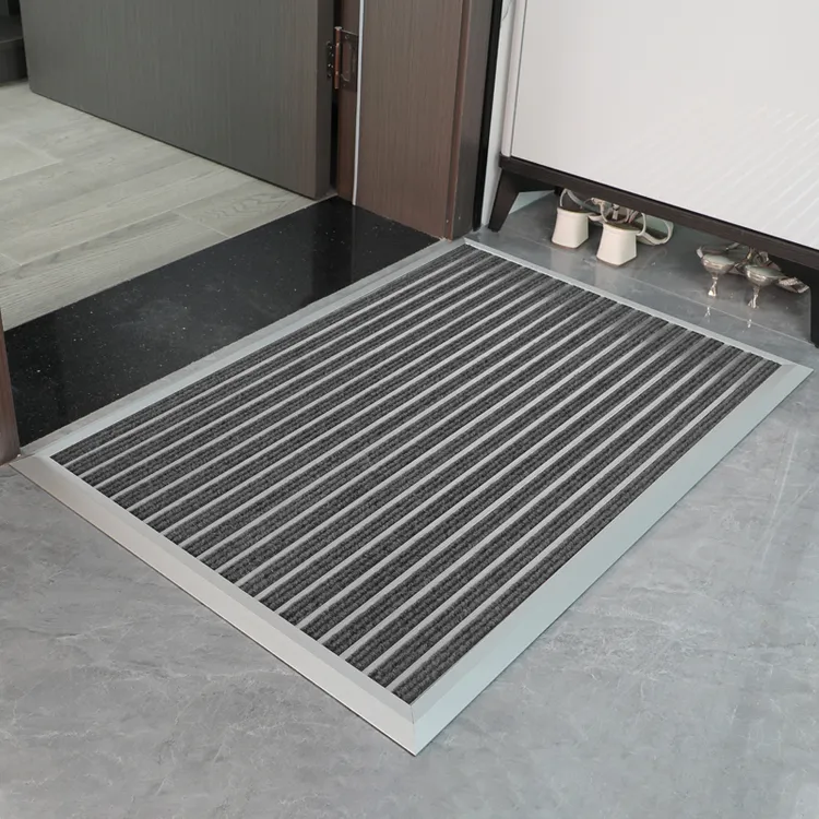 家用别墅入户门垫公司大门口铝合金地垫商用防滑除尘刮泥高档脚垫