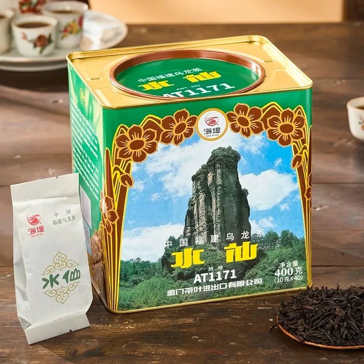 海堤水仙乌龙茶AT1171水仙罐装400克/罐醇厚足火浓香型茶叶