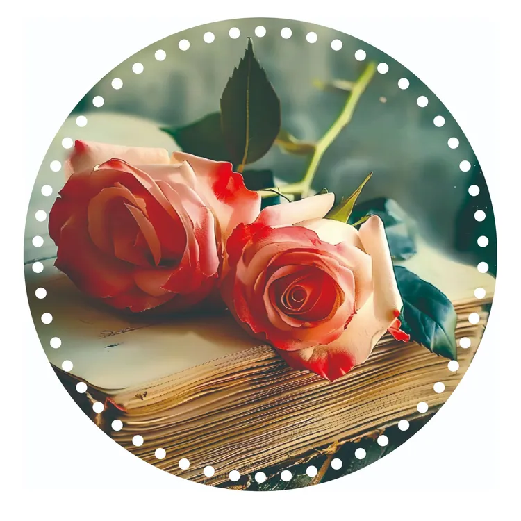 二姐手工（拍6送1）22厘米 赠送的随机 双面印花亚克力底板