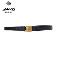 阿玛施AMASS了不起系列经典小众简约通勤配饰牛皮革腰带5900460