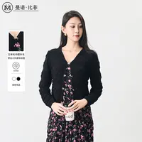 【小云总专享】慵懒风针织毛衣外套MEBM133087
