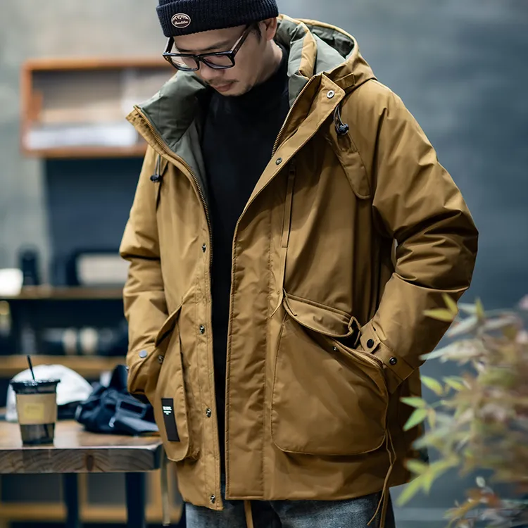 Mandsibil曼德西比利冬季羽绒服新款潮牌男士防风保暖休闲外套