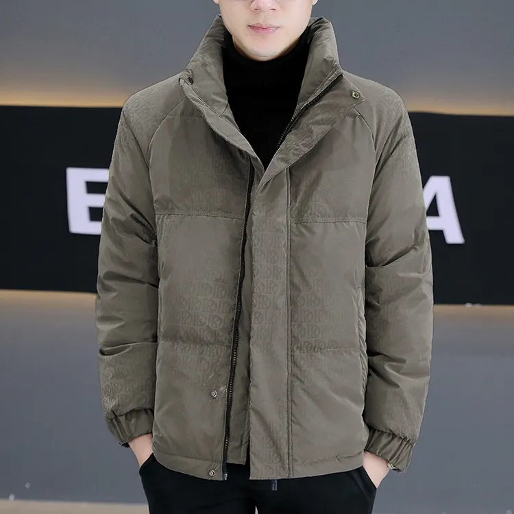 Mandsibil曼德西比利立领羽绒服男冬新款高端简约防寒外套轻薄款