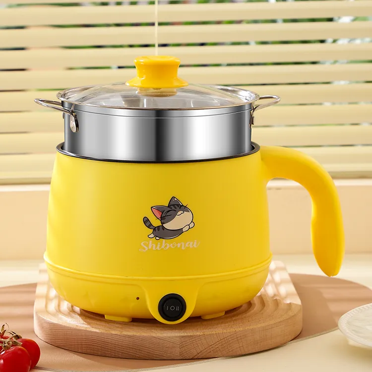 [现货】小电锅学生宿舍锅电煮锅电炒蒸煮一体电锅家用多功能一体锅商品图