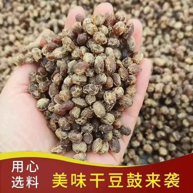 河南老式酱豆濮阳特产干豆豉原味非油炸抽臭豆子豆丝干发酵干酱豆