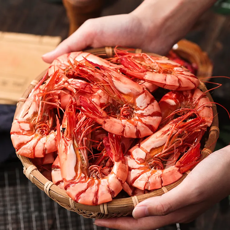 【鲜香思】大号特大九节虾30-35只/斤原味烤虾干货即食海鲜斑节虾