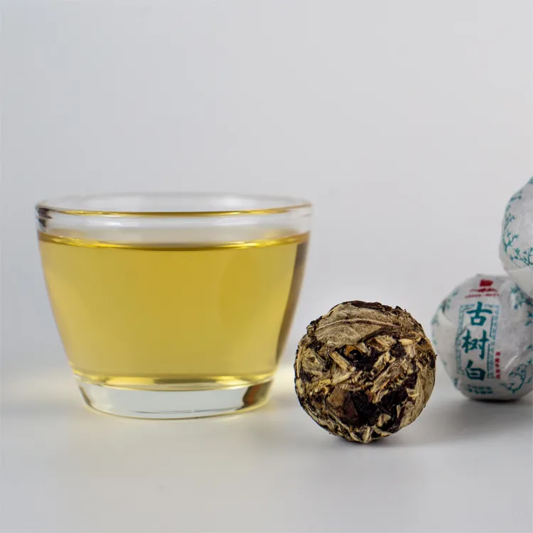 古树白白茶龙珠7g/颗留香普洱茶生茶云南白茶龙珠