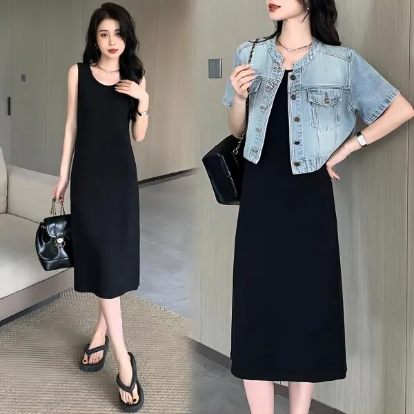 桃子西夏季小个子上衣女外套设计感外套短款小众薄款裙子套装