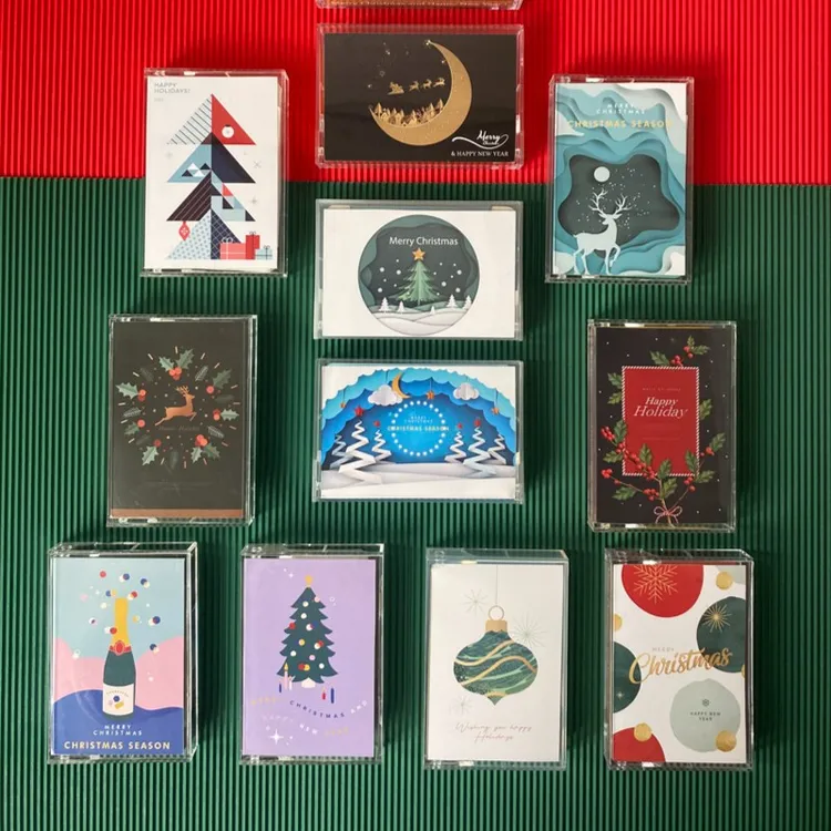圣诞贺卡新年礼物礼品卡片语音祝福定制贺卡爱情表白电子录音磁带