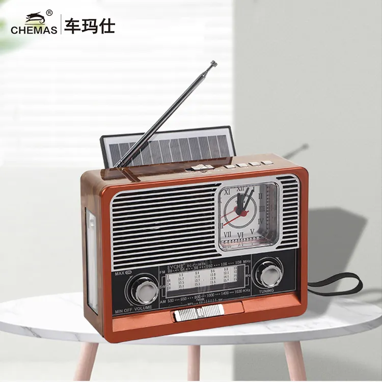 怀旧复古收音机蓝牙音响3971