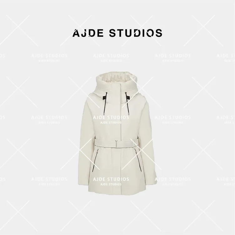 AJDE｜二合一收腰鹅绒服 01