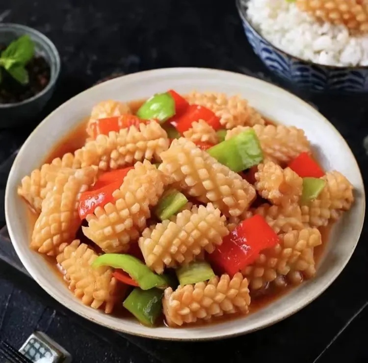 A+新鲜速冻鱿鱼花 鱿鱼卷鲜鱿鱼切花 无添加爆炒铁板火锅250克/包