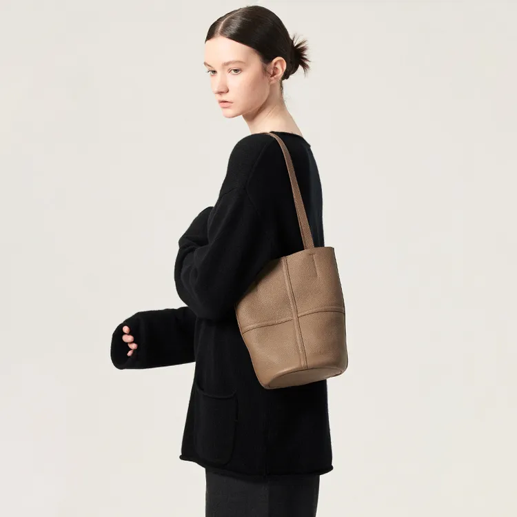 avalea葳里 头层togo牛皮 Hobo托特水桶包 慵懒单肩腋下女包 F232