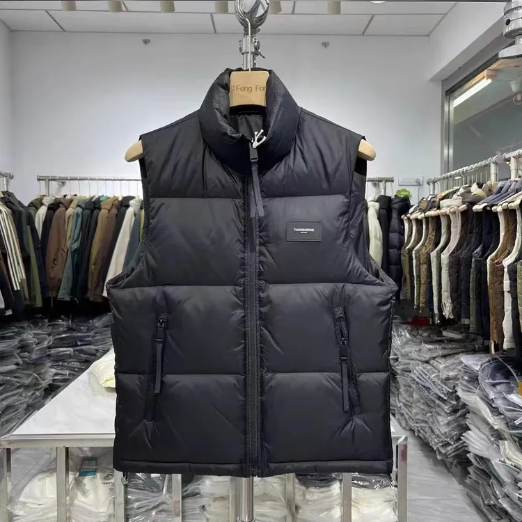 美式潮牌太空棉工装马甲男外穿2025加厚保暖立领背心坎肩秋冬季