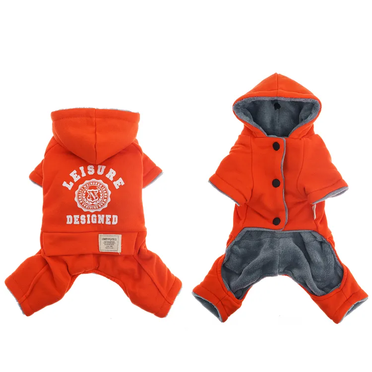 金冠宝贝中小型狗猫高品棉卫衣面料加绒保暖柔软四脚宠物保暖棉衣