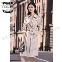 【龙掌柜Ⅴ】25秋季新款显瘦气质女士时尚中长款过膝百搭风衣85118