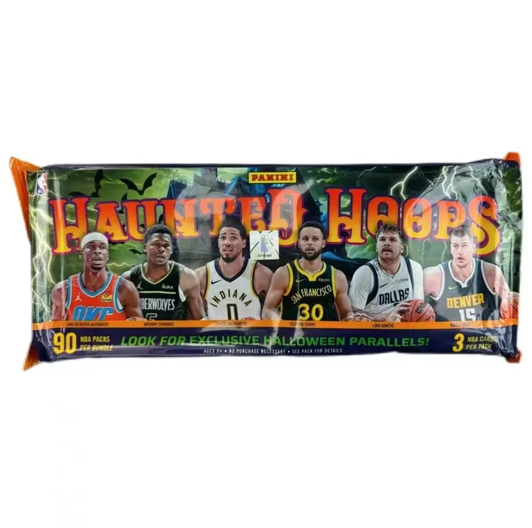 【拆包】23-24万圣节Hoops 帕尼尼 篮球 球星卡盲盒