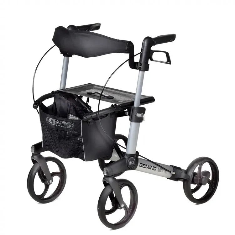GEMINO 德国品牌 G20 多功能 助步小推车 可折叠 轻巧 银色 防摔