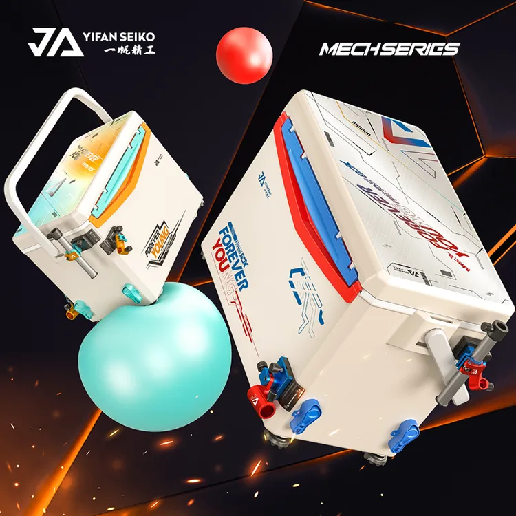 一帆精工【泡沫款退市】22L钓箱超轻多功能包角配件便携可坐钓鱼箱