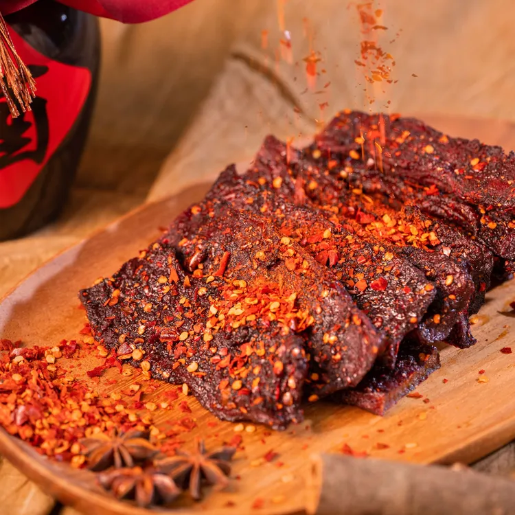 高蛋白新鲜肉猪肉干真空小包装美味休闲零食解馋小吃下午茶138g