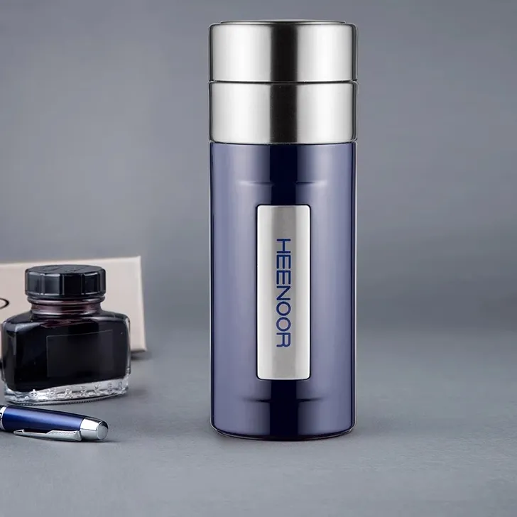 希诺经典泡茶保温杯办公室家用高档保温杯大容量不锈钢无滤网