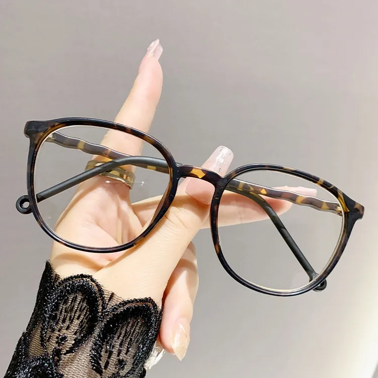 老花镜黑色防蓝光高级感素颜爆款复古文艺单光镜女韩版潮老花眼镜