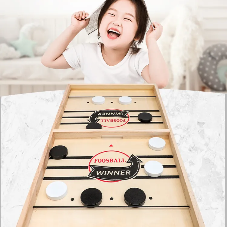 木制弹弹棋双人对战弹射棋手眼协调锻炼亲子互动启蒙玩具桌面游戏
