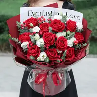 【一心一意】11朵红玫瑰鲜花花束·送女友老婆生日礼物·同城花店配送