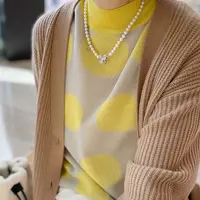 合金吊坠 定制四叶草淡水珍Z项链女 私藏名媛好物吊坠