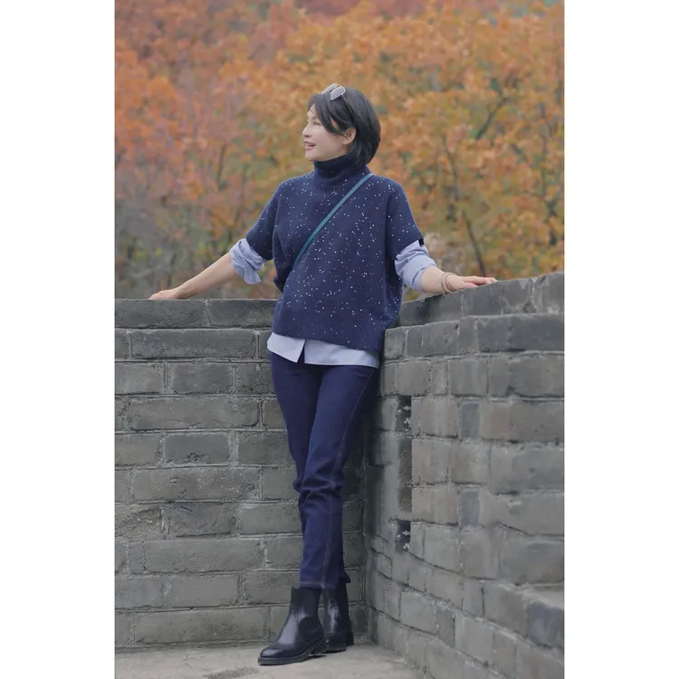 我是摩羯 她的神裤2.0 棉加绒厚时尚百搭山羊绒秋冬牛仔裤