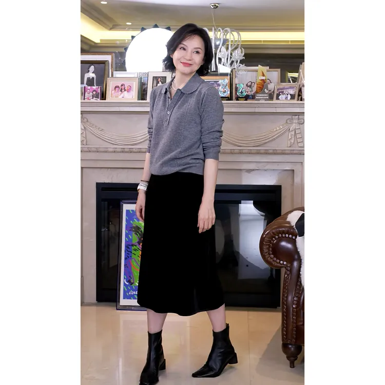 我是摩羯 老钱风毛衫 M.ORO羊绒美丽诺羊毛钩花优雅半开襟针织衫