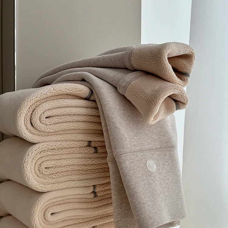 羊羔绒打底裤女外穿冬加绒加厚保暖裤纯色防寒弹力紧身小脚裤棉裤