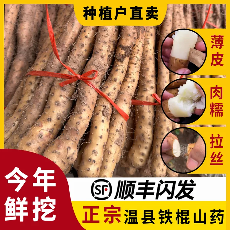 【正宗温县】垆土地铁棍山药