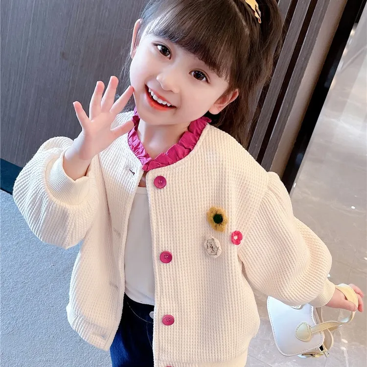 女童外套春秋款2023新款洋气儿童网小红童装上衣女宝宝秋装棒球服