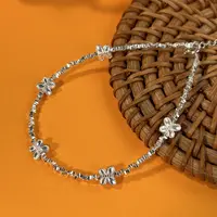 足银手链 苗人匠银坊 足银纯手工 碎银几两蝴蝶手链