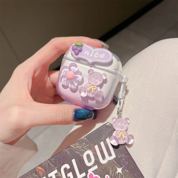 适用华为FreeBudsSE2耳机套涂鸦diy华为5蓝牙耳机保护套4E软壳5i