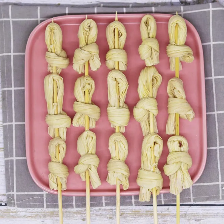 豆结串整箱120串炸串专用火锅食材卤味麻辣烫豆制品干货豆扣串串