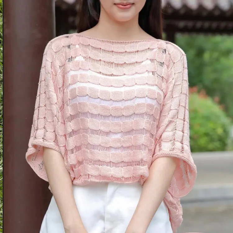 藏麻亮片真丝棉线夏季手工通气钩织编织亚麻柔软贴身手编