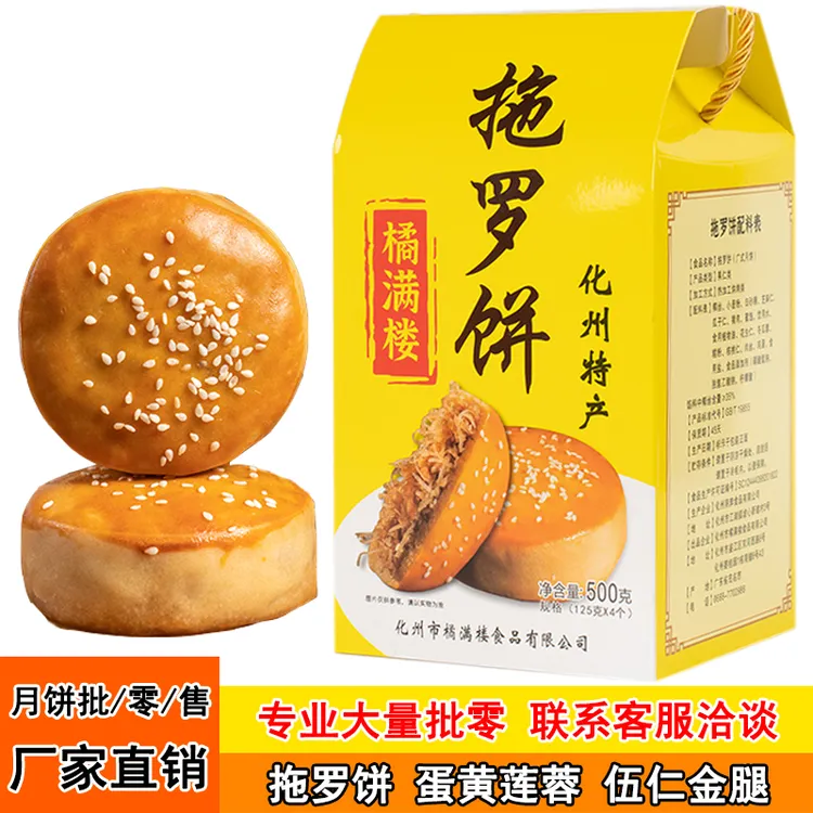 金腿拖罗饼 化州拖罗饼 果仁椰丝月饼 猪肉拖罗饼 散装手提礼盒装