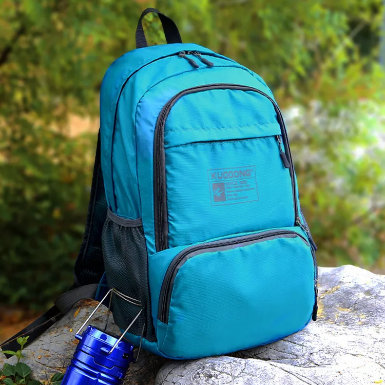 可折叠背包户外双肩包男旅行中学生皮肤包女休闲包防水轻便登山包