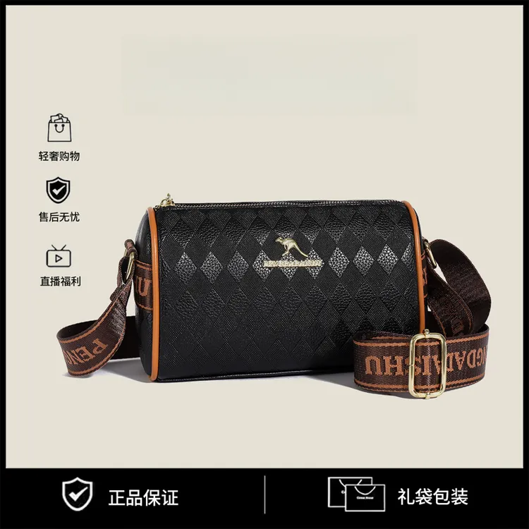 爆款经典时尚百搭枕头包洋气气质单肩包斜挎包小众设计感菱格轻奢